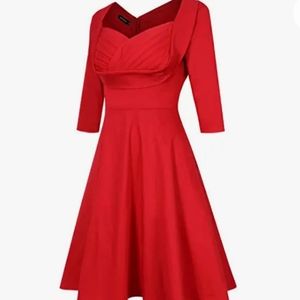 HiQueen 50s Retro Swing  dress